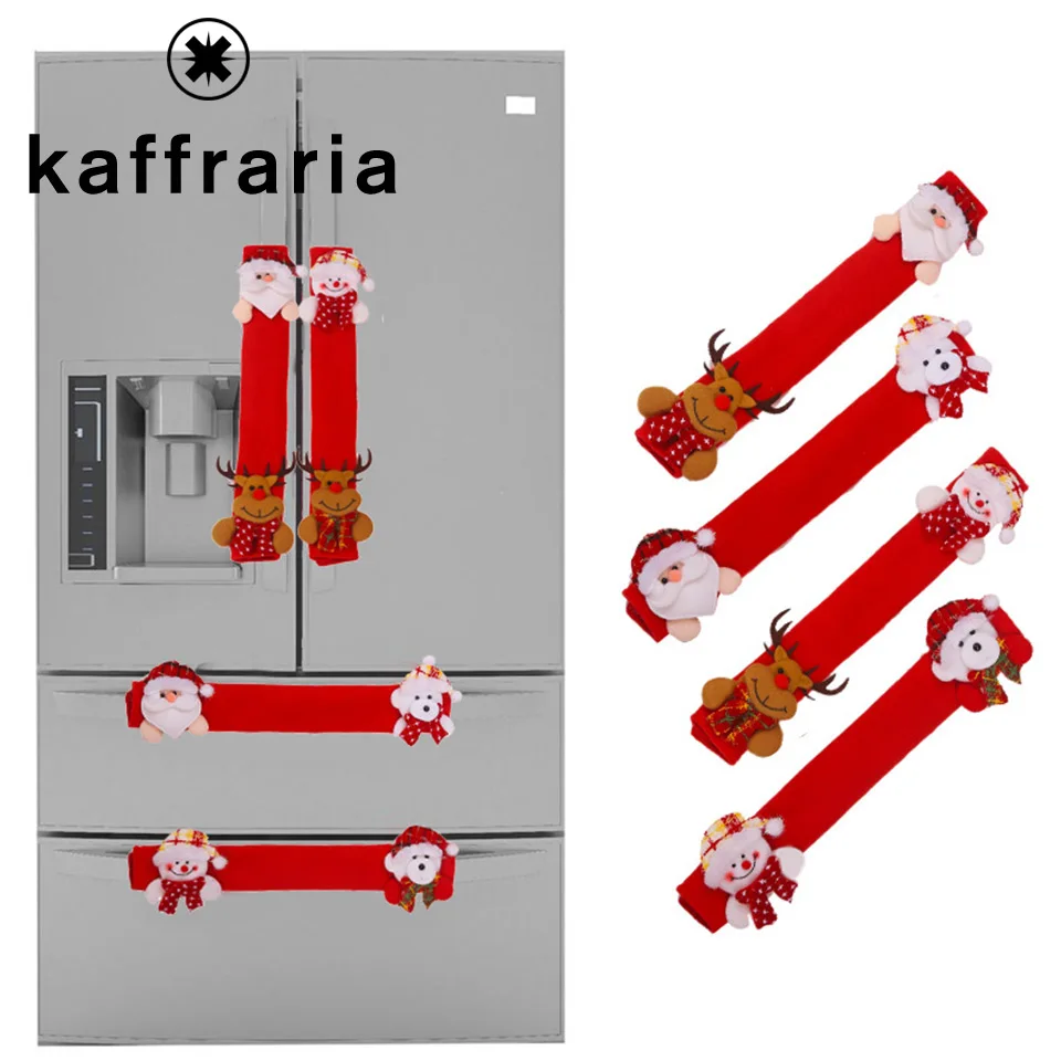 Чехол на дверную ручку холодильника Рождественский защитный чехол для ручки