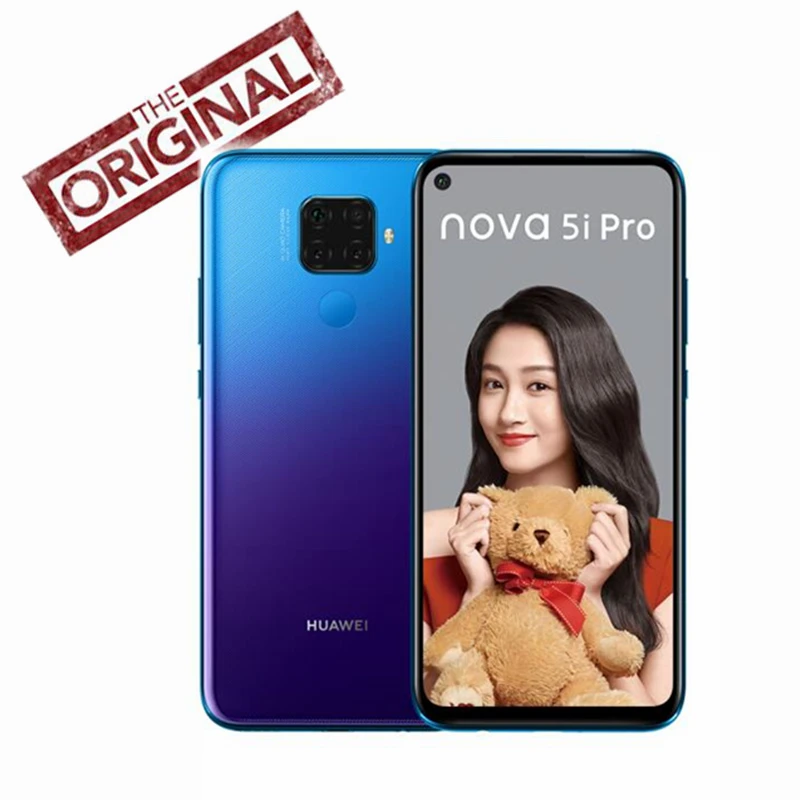 Новый Huawei Nova 5i Pro смартфон 6 26 дюймов ГБ 128 Kirin 810 Octa Core 4000 мАч отпечатков пальцев 48MP