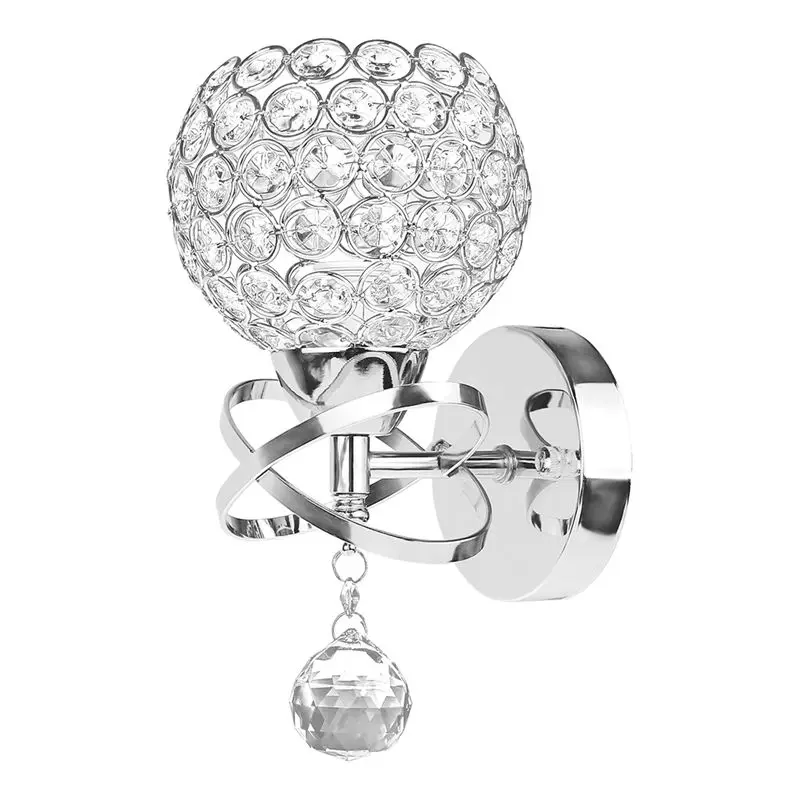 Настенный бра Хрустальный настенный светильник простой и креативный теплый