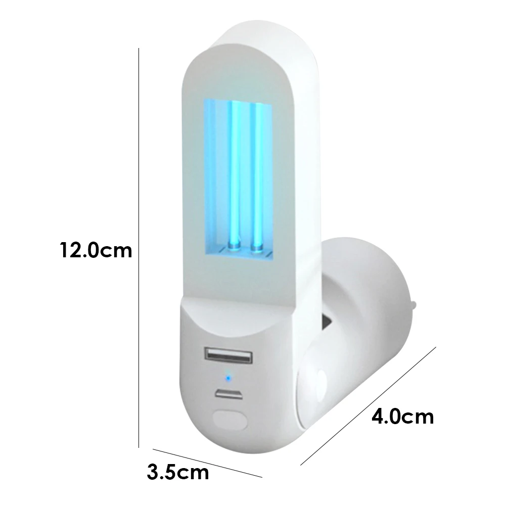 Портативный стерилизатор UV дезинфицирующее средство светильник Мощность банк
