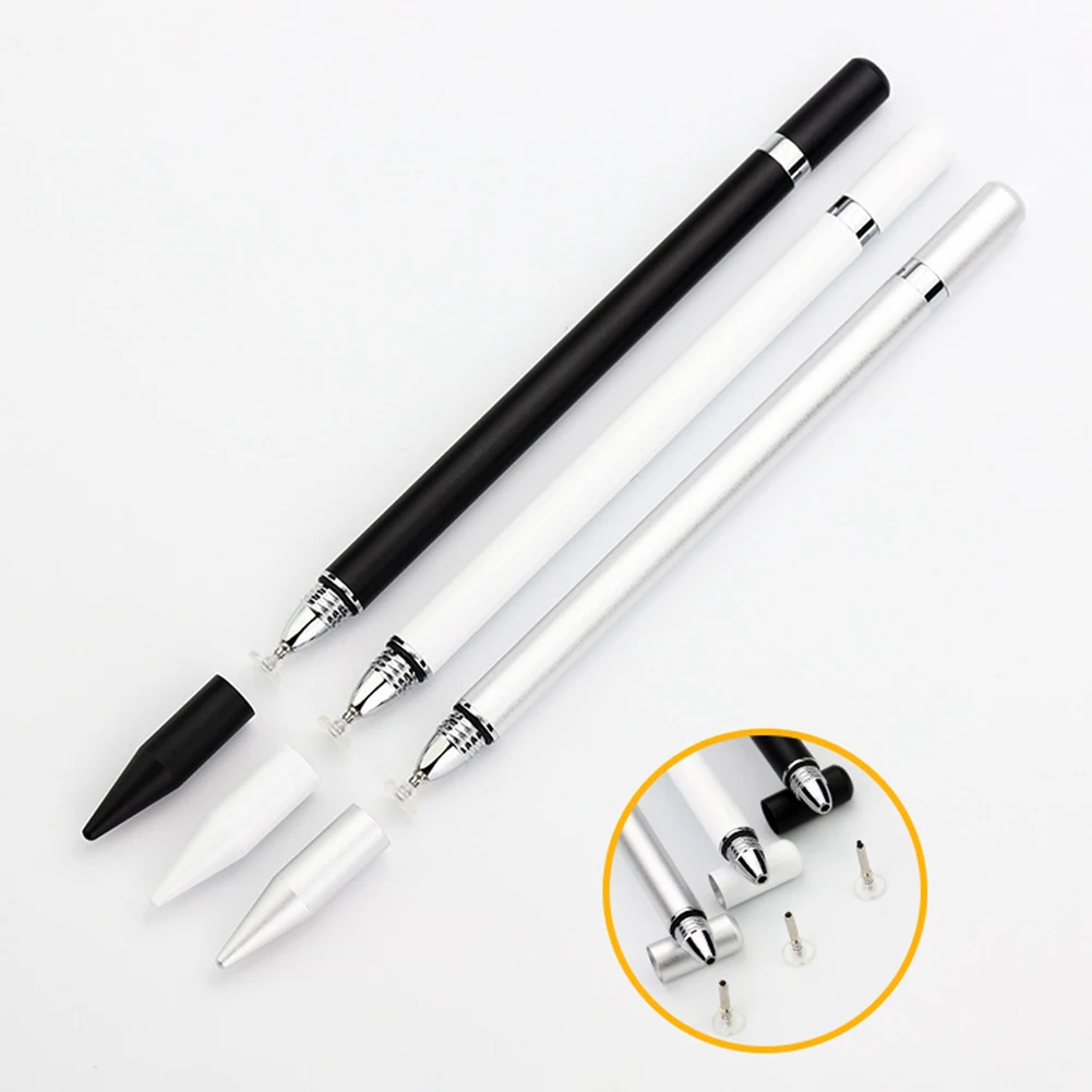 

WK3006 2 in 1 Capacitive Disc Stylus Ballpoint Pen Stylus Pen Compatible Touch Screen Tablets for Tablet Mobile Phone