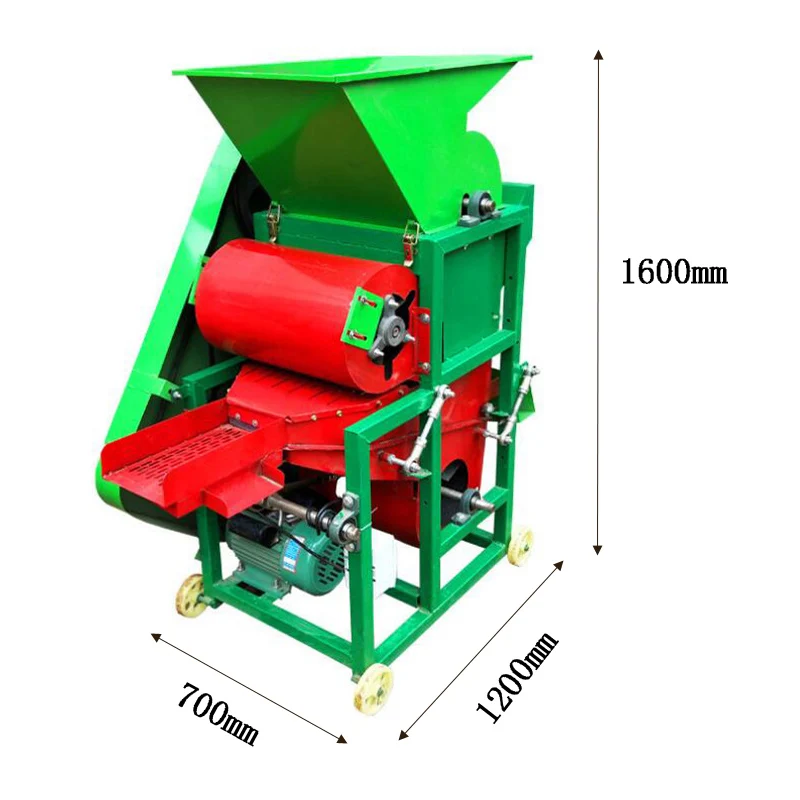 

Commercial High Efficiency Peanut Threshing Machine 220V Automatic Peanut Sheller Grain Peeling Machine