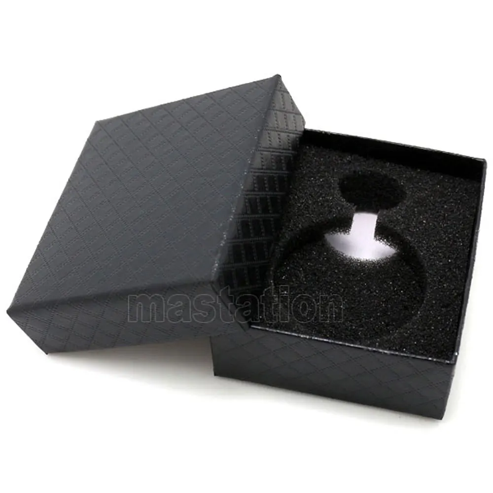 

High Quality Pocket Watch Box Accessories Black Velvet Gift Boxes Cases Drop Shipping