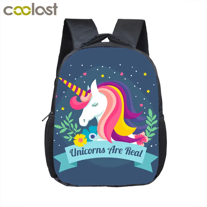 12unicornowl01 Детские школьные сумки с рисунком единорога для мальчиков и девочек, сумка для детского сада, сумка для малышей, детский школьный рюкзак, сумка для книг, подарок - Цвет: 12unicornowl01