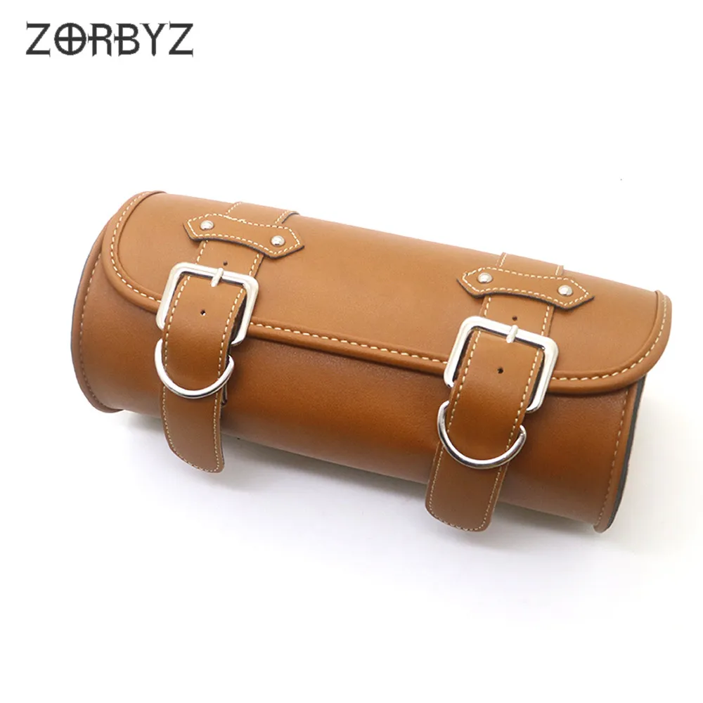 ZORBYZ желтая сумка для мотоцикла из синтетической кожи круглая барная руля