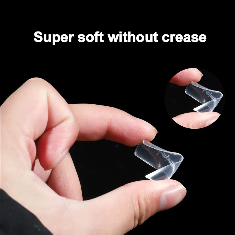 120 шт Кристалл ногтевые листы накладные ногти с быстрой фототерапии украшением в