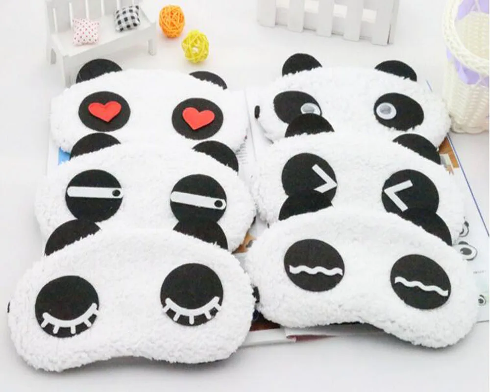 50 шт./лот китайские Вечерние Маски для сна с пандой и повязкой на глаза сна|Маски