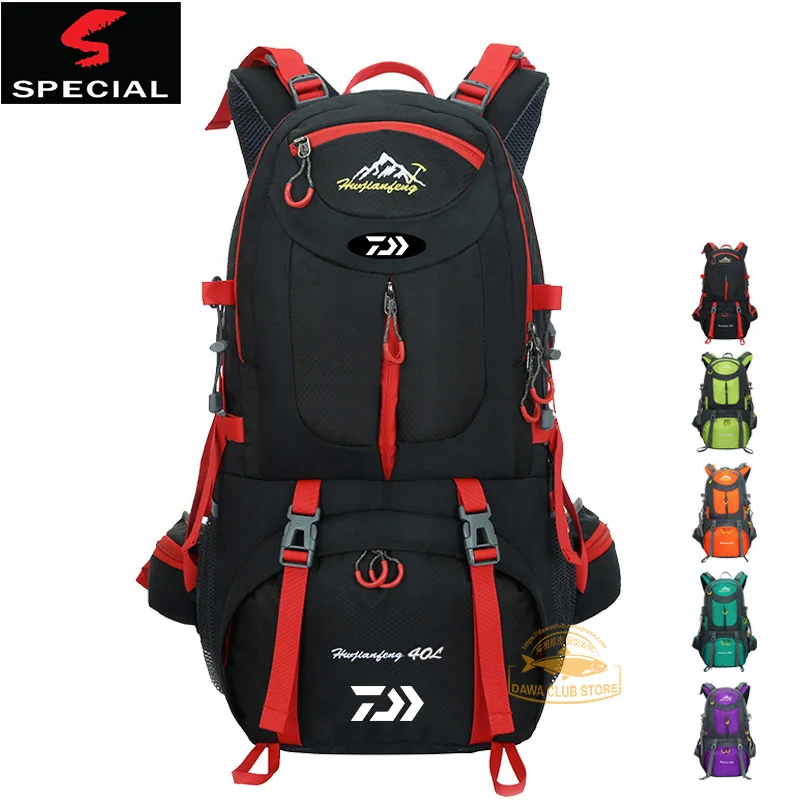 

The New Daiwa Fishing Backpacks Men Travel Bags Waterproof 60L Hiking Backpacks Outdoor Mountaineering Camping Sport Backpack