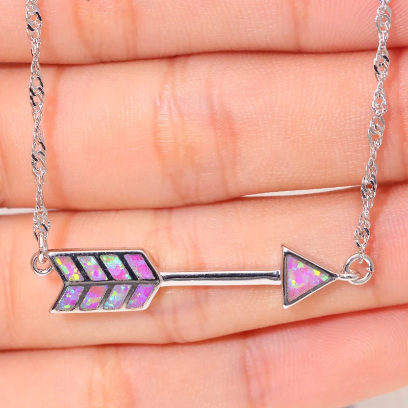 

2021 Fashion Arrow Design Pendant Necklace for girl Bohemian Statement Jewelry Accessories Gift Vintage Necklaces