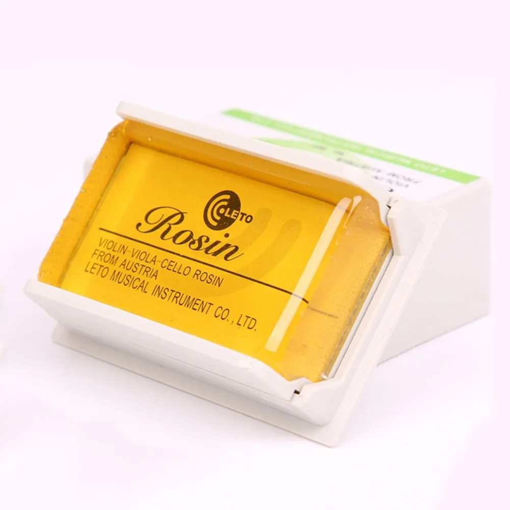 

New High-Quality Violin Rosin Musical Instrument Accessories Universal Leto For Viola Cello Erhu Bow Strings Light Yellow