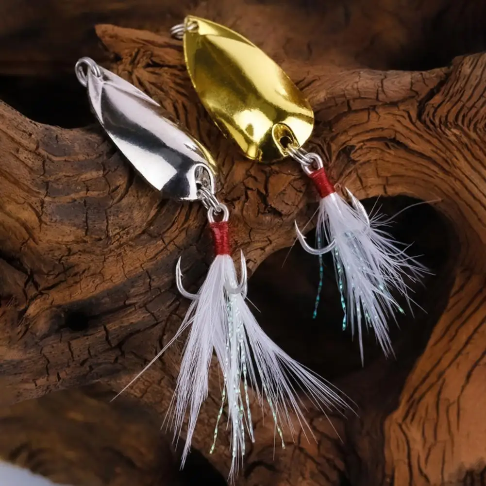 

15 г, 4,76 см, антикоррозийная блесна, искусственная многоразовая длинная приманка с блестками и перьями для улицы