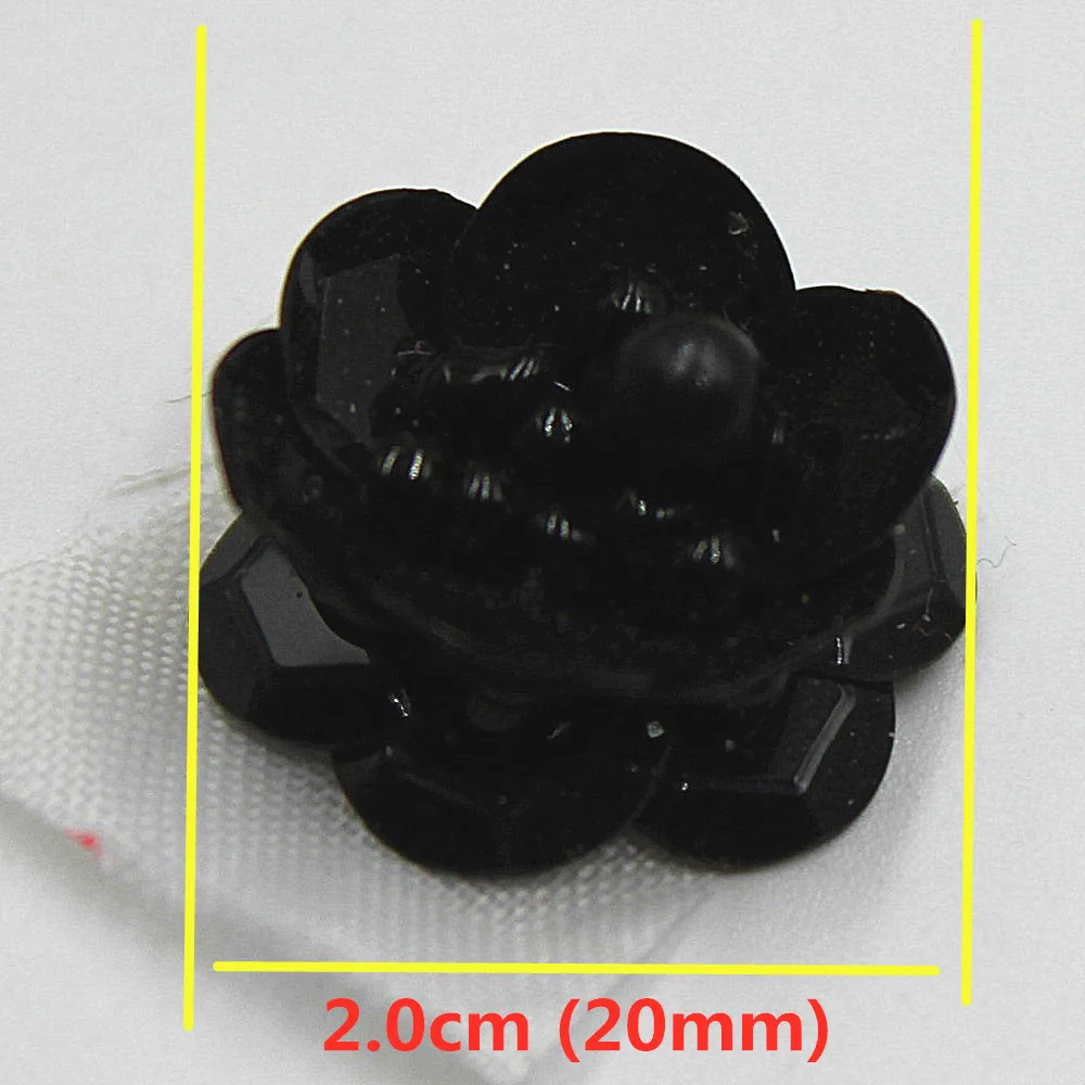 10 шт./Лот 3D цветочные лепестки блестящие аппликации для косплея бриллиантовое