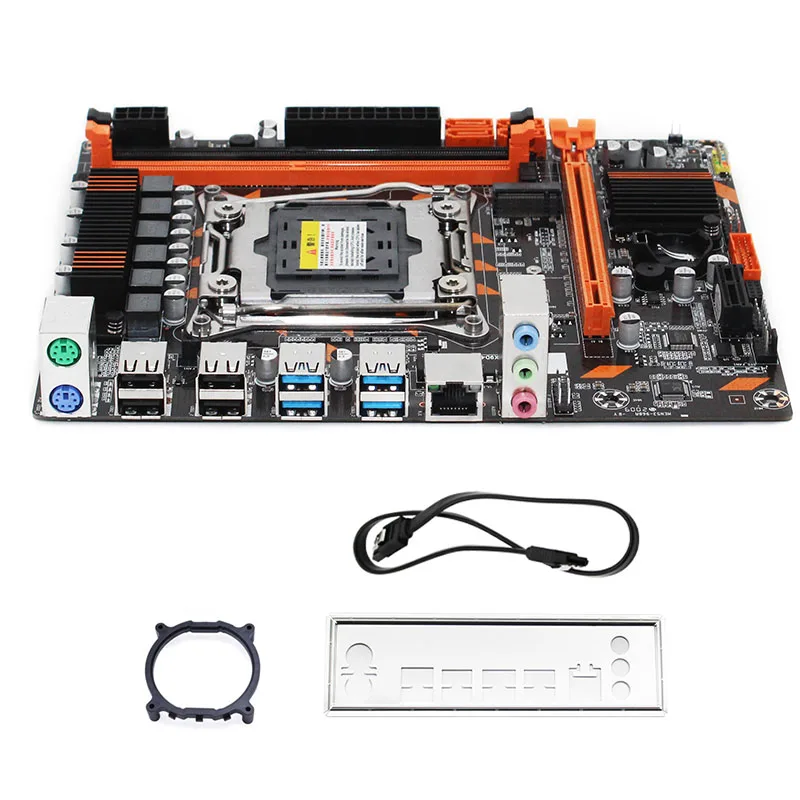 X99 материнская плата LGA 2011 3 LGA2011 с M.2 NVME слот Поддержка DDR4 ECC SATA3.0 USB3.0 ZX MINX9D4