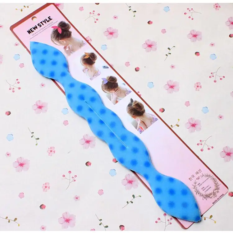 1 шт. щипцы для завивки волос Губка в горошек ролик булочка инструмент укладки |