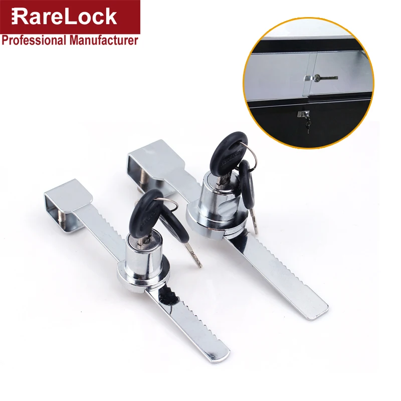 Rarelock раздвижная дверь замок дверь из оконного стекла защелка 2 ключа для гардероба офисная витрина MMS567 hh