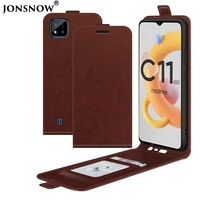 for realme c11 2021 case luxury wallet leather case with card slot protective cover shell for realme c11 6 52inch capa coque