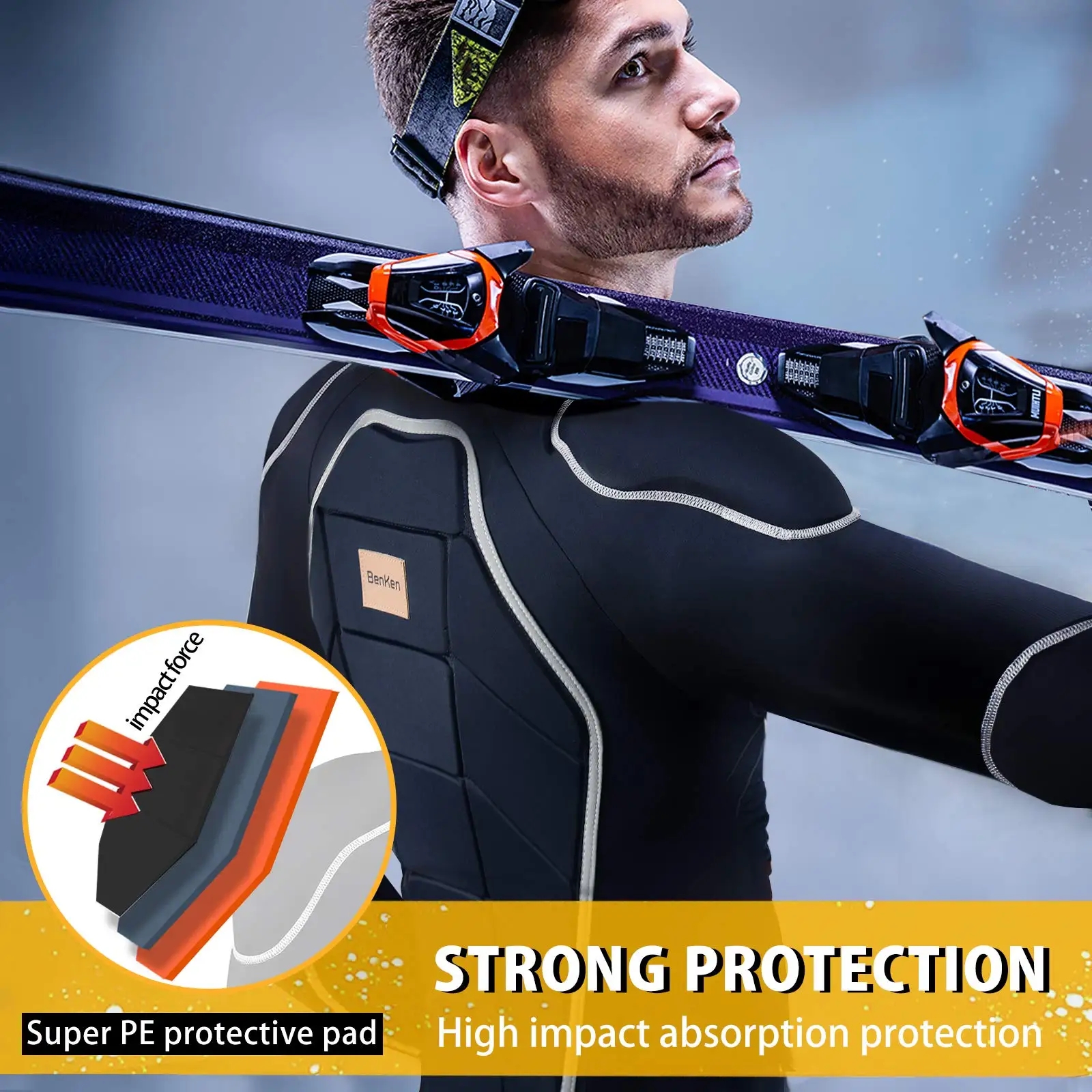 Защита для груди плеч локтей мотоцикла BenKen защита скейтборда сноуборда | Спорт и