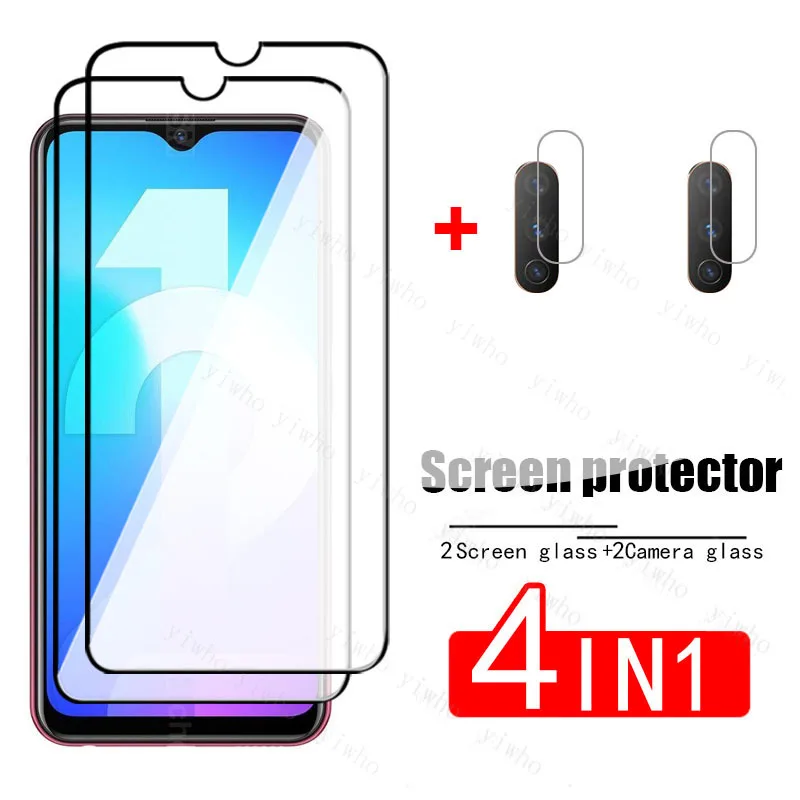 Защитное стекло для Vivo Y12 полное покрытие защита экрана на Vi vo Y 12 безопасная