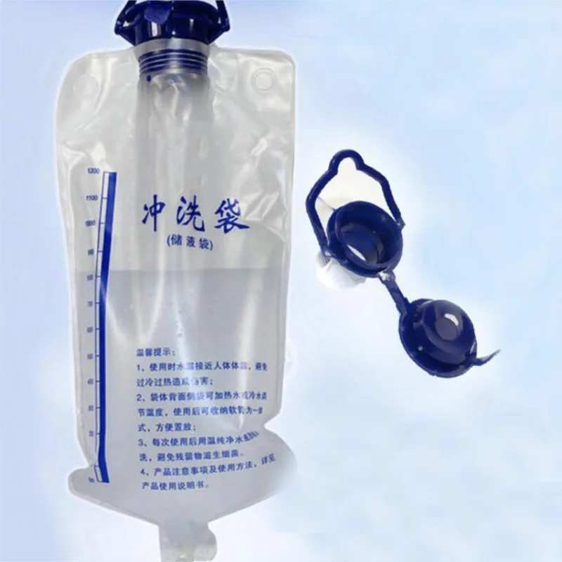 1200 мл игрушки запор Детокс сумка для клизмы Анальная Чистка вагинальное моющее