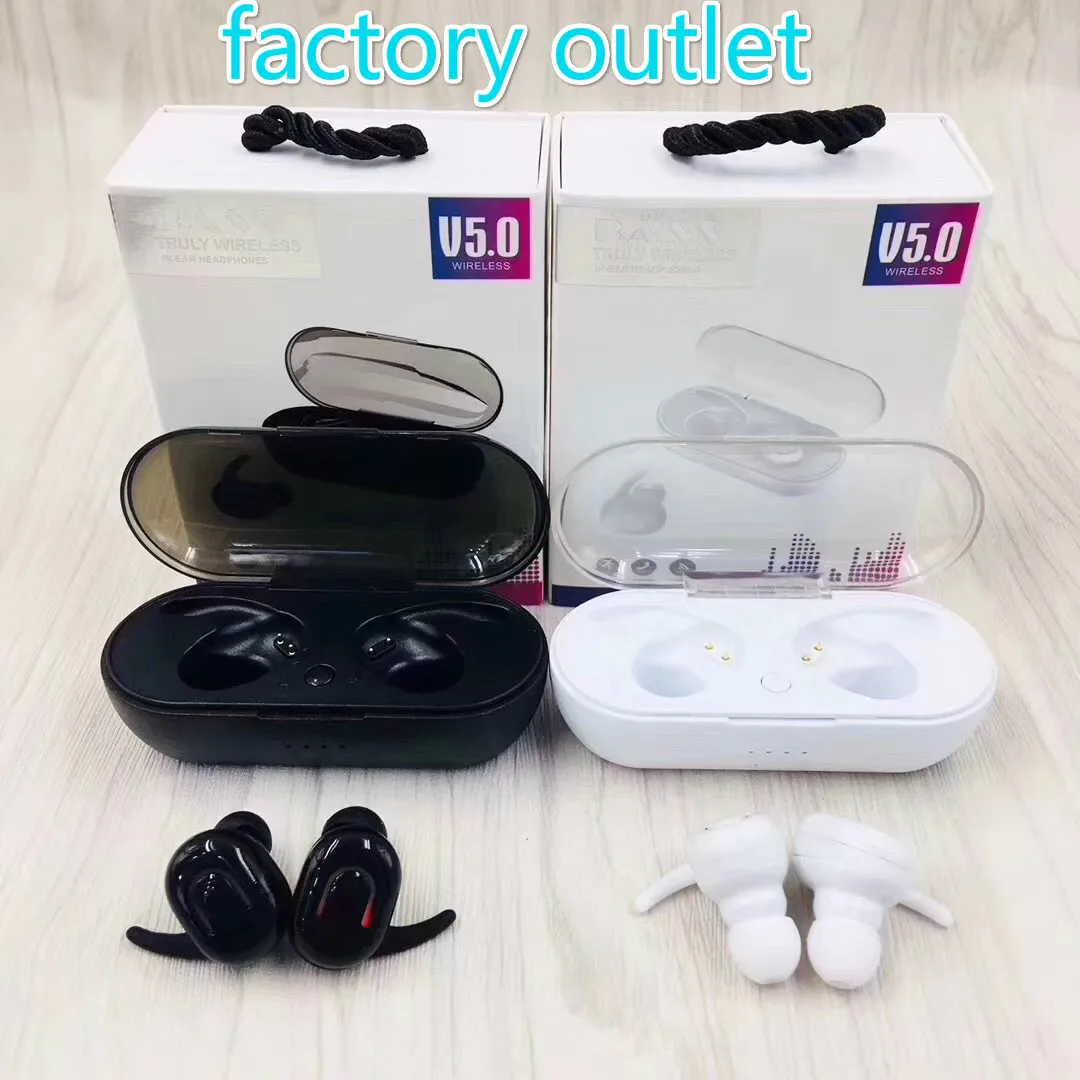 TWS 1 Bluetooth V5.0 наушники вкладыши стерео мини Беспроводные спортивные с сенсорным