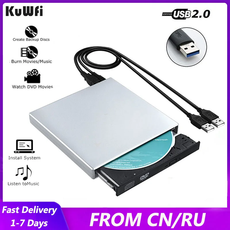 DVD-рекордер с разъемом USB 2 0 тонкий внешний оптический привод комбинированный