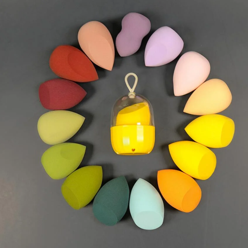 

3/6pcs New Beauty Egg Set Gourd Water Drop Puff Makeup Puff Set Colorful Cushion Cosmestic Sponge Egg Tool Wet and Dry Use