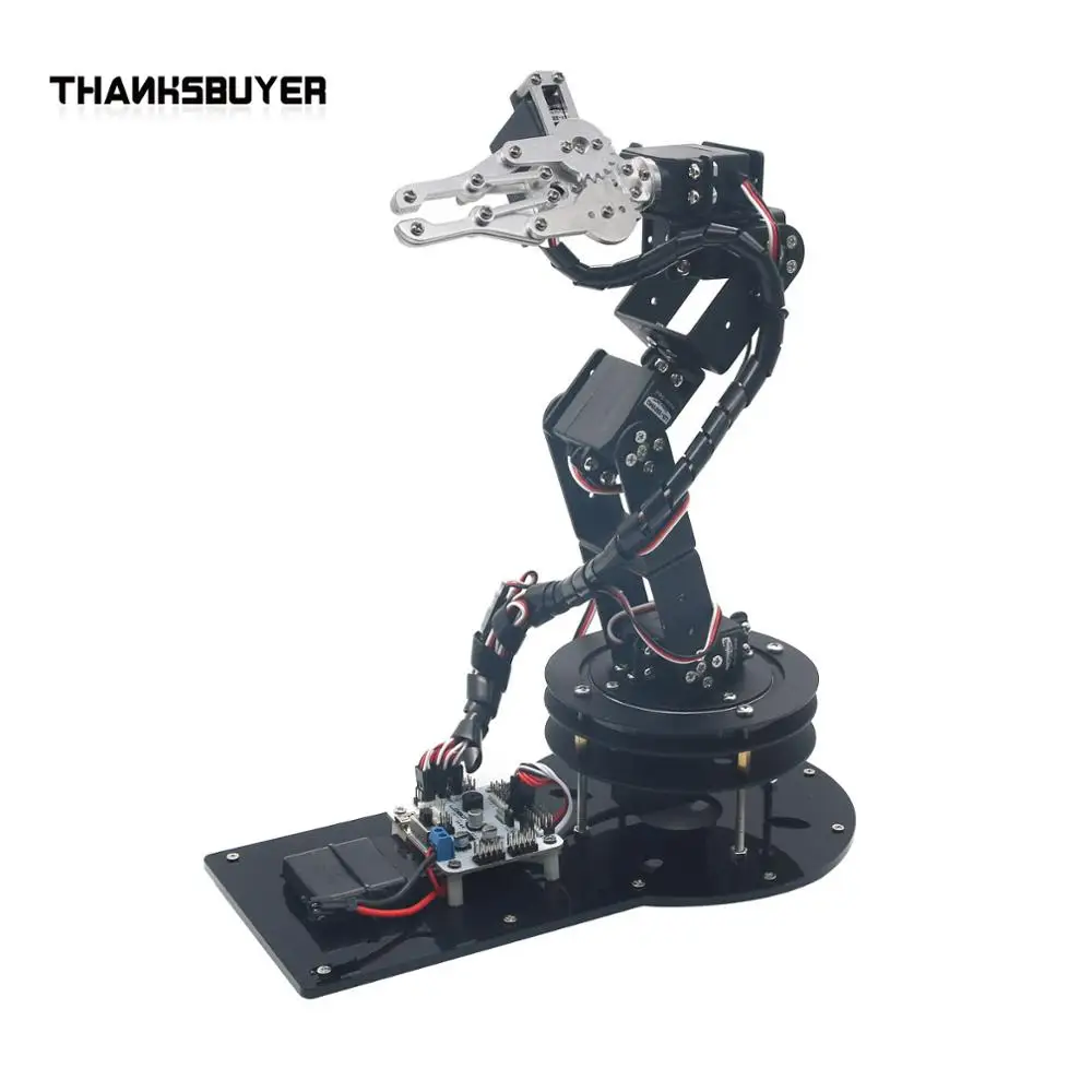 Металлический сплав набор для крепления на руку робота 6DOF с 6 сервоприжимами MG996R