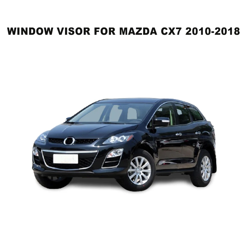 Оконный козырек для Mazda CX-7 2010-2018 боковые оконные дефлекторы дождевики SUNZ |