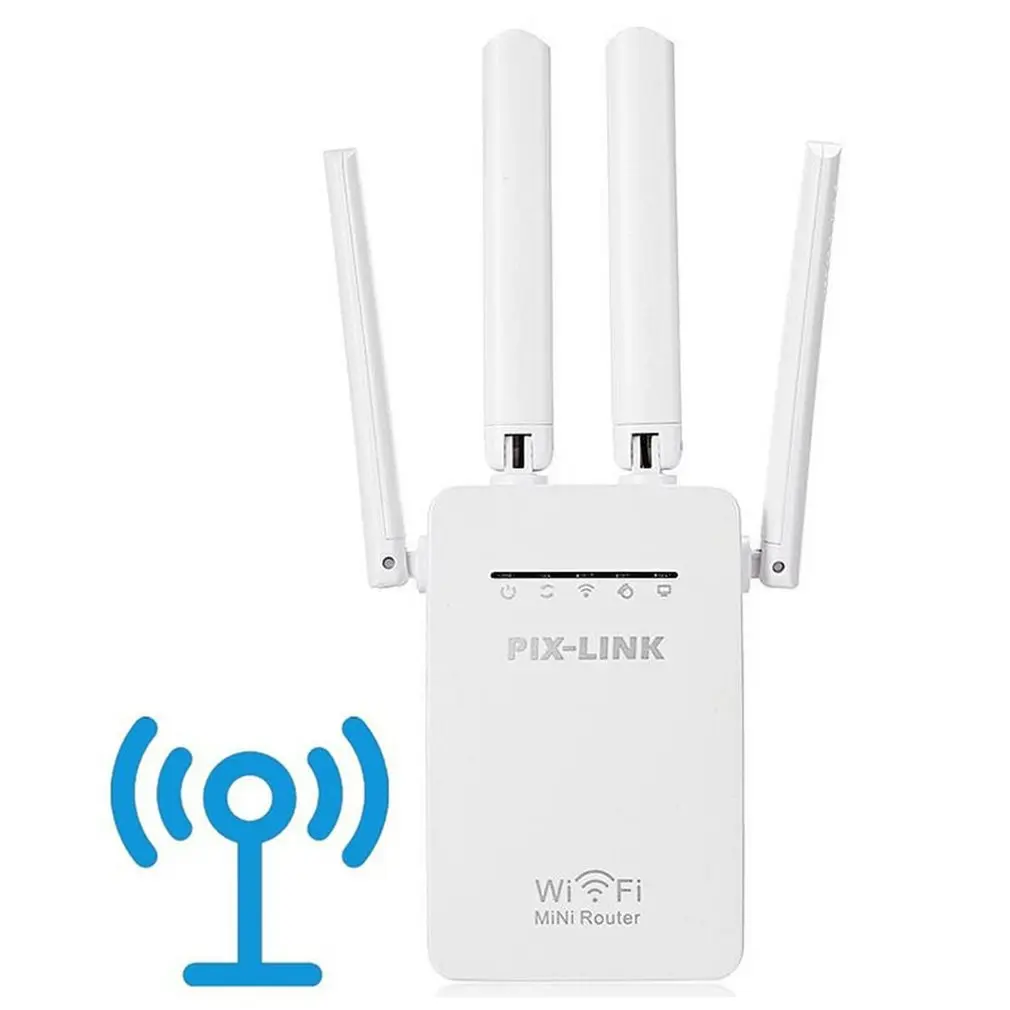 

Wifi Repeater 300M 4 Antennas Wifi Extender 5ghz Amplifier 2.4GHz Wireless Repeater Router Wifi Booster 2.4G Signal Extender