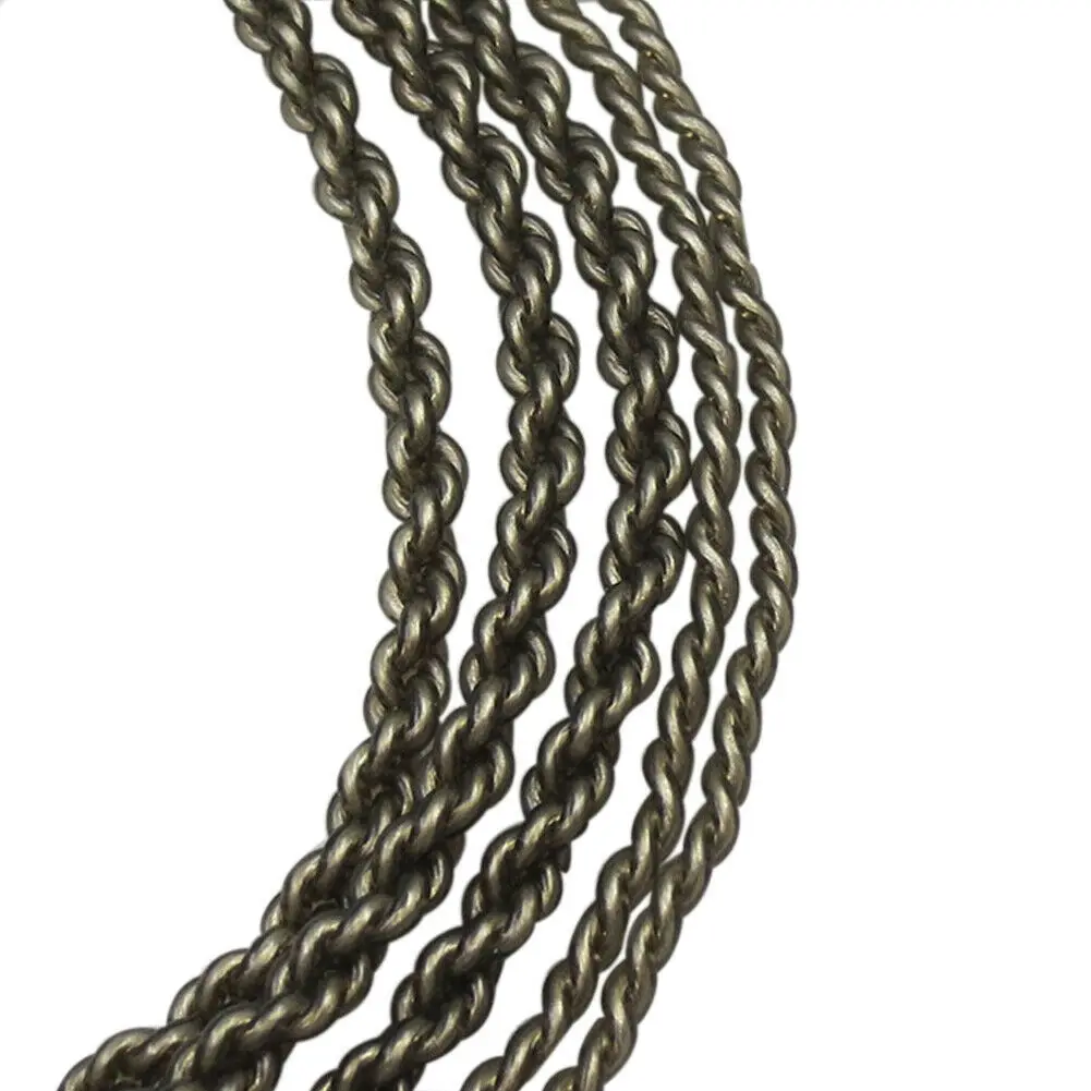 Новый Сменный аудио удлинитель 1 2 м/футов Шнур для наушников металлический