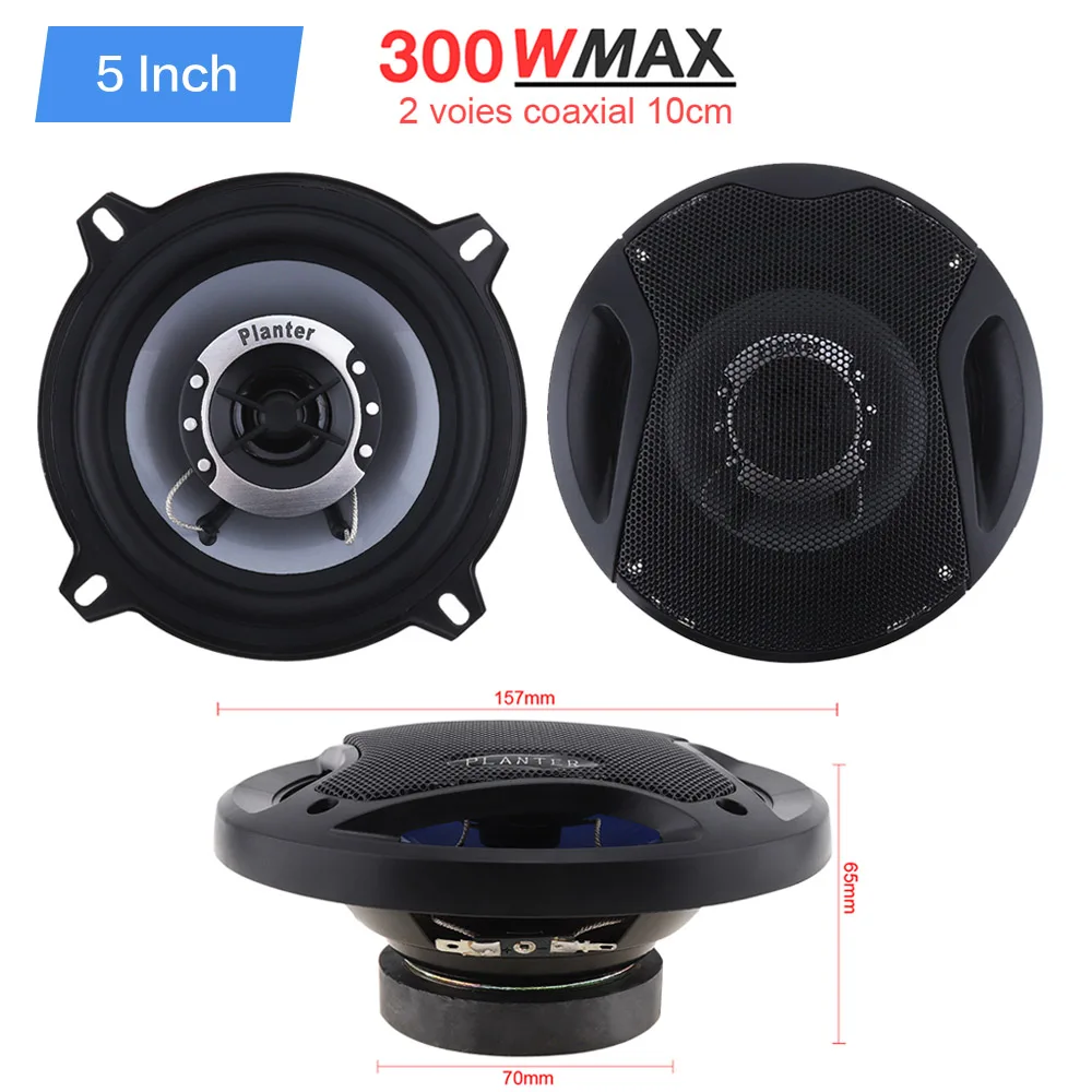 2pcs Car Stereo Speaker 4 5 6.5 Inch HiFi Coaxial Loud 250W 300W 400W Full Frequency Automotive Sound Audio For Cars | Автомобили и