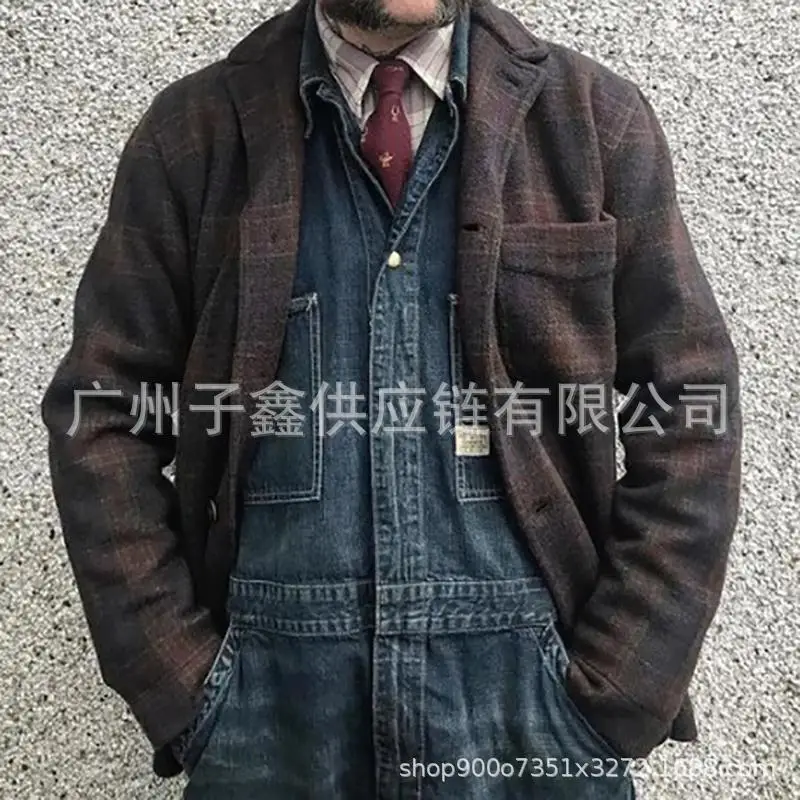 

Fashion Men Jackets 2021 Autumn Lapel Youth Loose Jacket Men Clothing Fashion Jackets for Men Plus Size La Ropa De Los Hombres