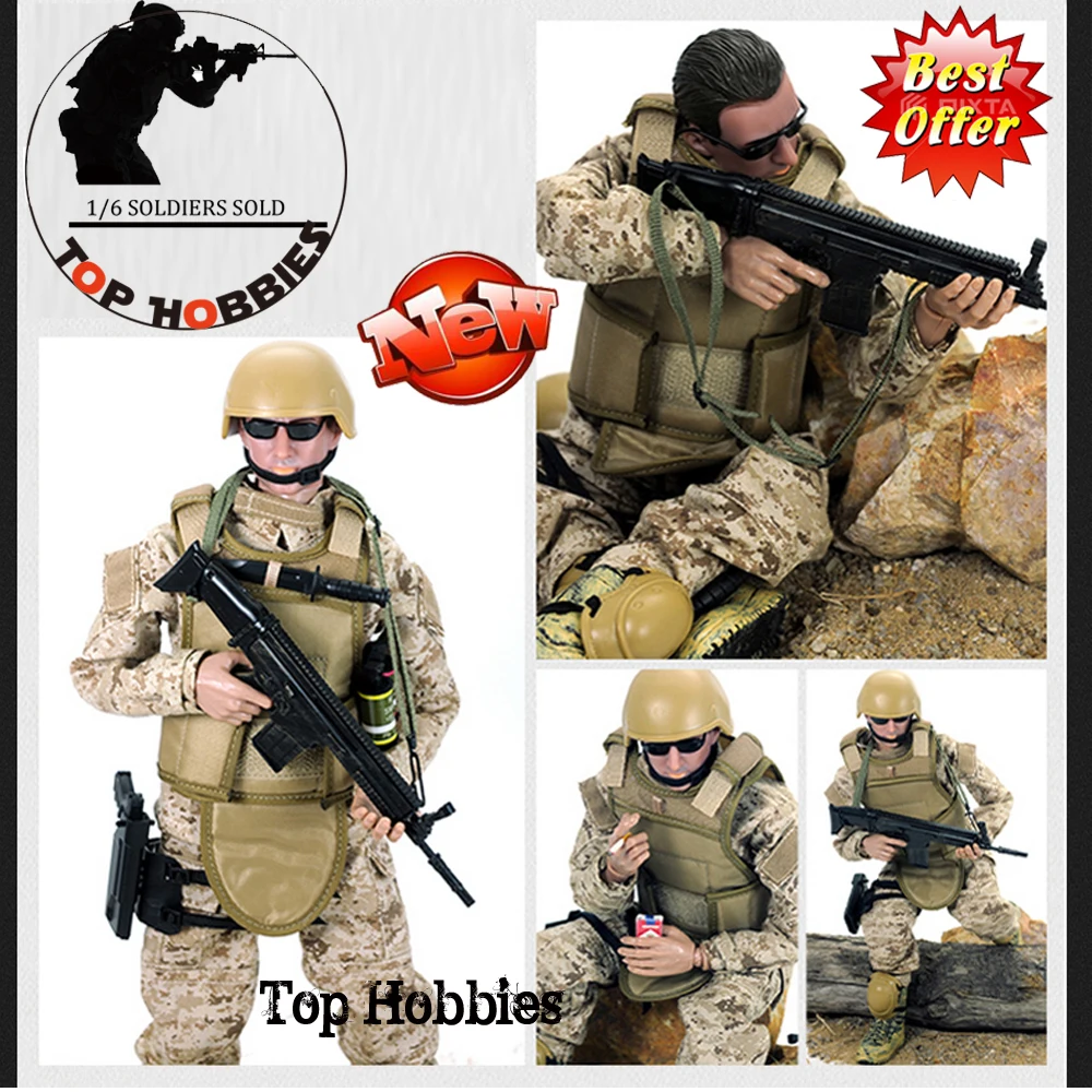 1 шт. в наличии масштаб 1/6 NB01A армейский Военный пустынный Камуфляжный боевой