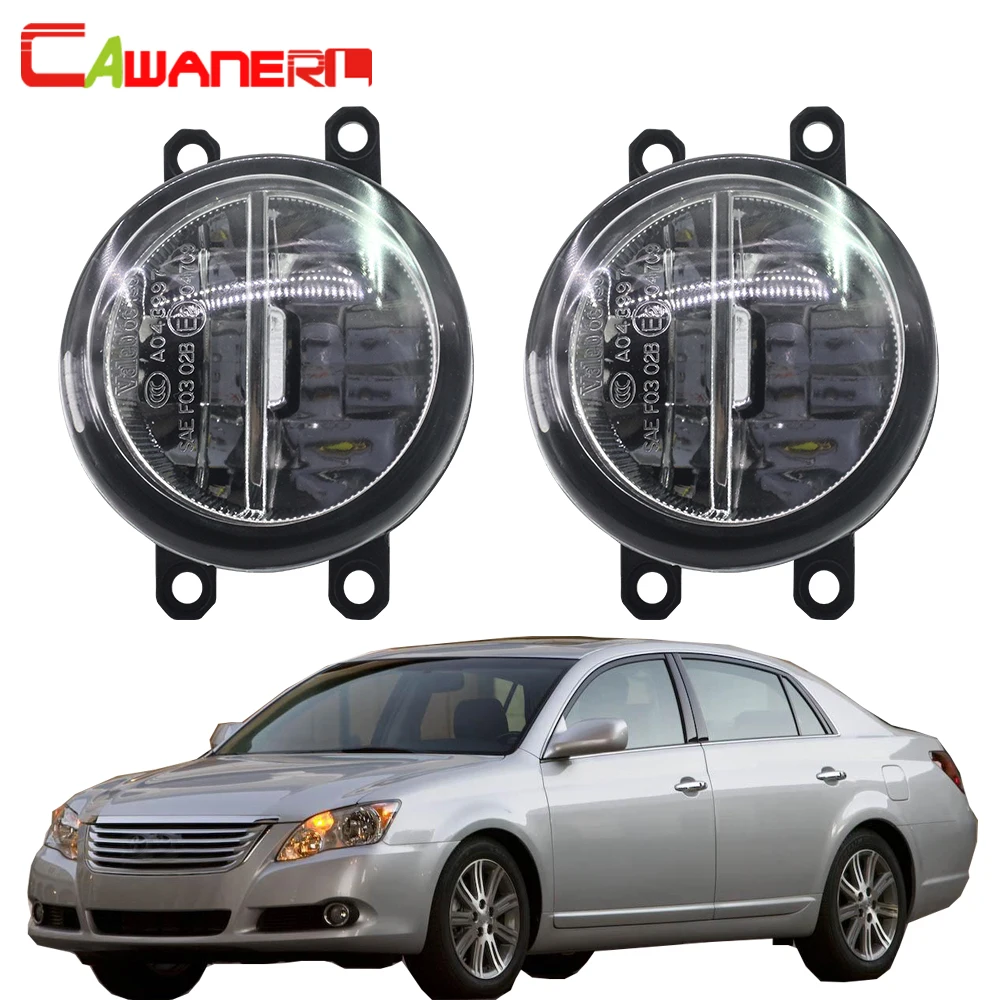 Cawanerl для Toyota Avalon 2008 2010 автомобиля H11 4000LM светодиодный туман светильник DRL дневная