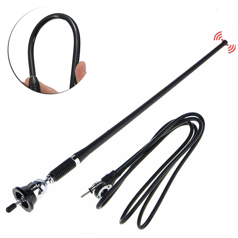 16 дюймов Универсальный Поворотный база автомобильная антенна мачта на крышу