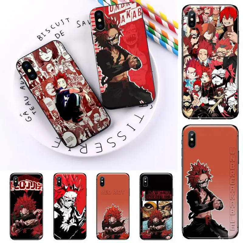 Чехол для телефона My hero academic Kirishima iPhone 11 12 pro XS MAX 8 7 6 6S Plus X 5S SE 2020 XR|Бамперы| |