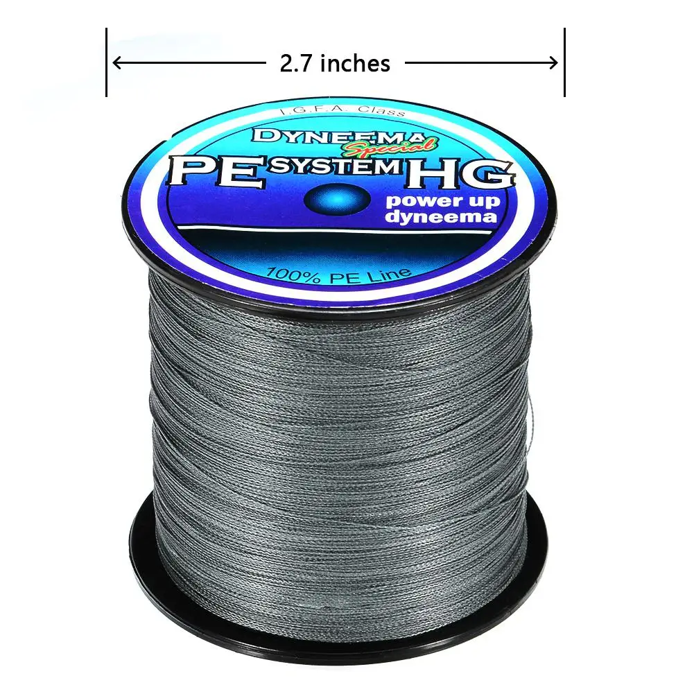 PE Braided Fishing Line 500M 4 Strand Multifilament Advanced Durable 20Lb- 80Lb | Спорт и развлечения