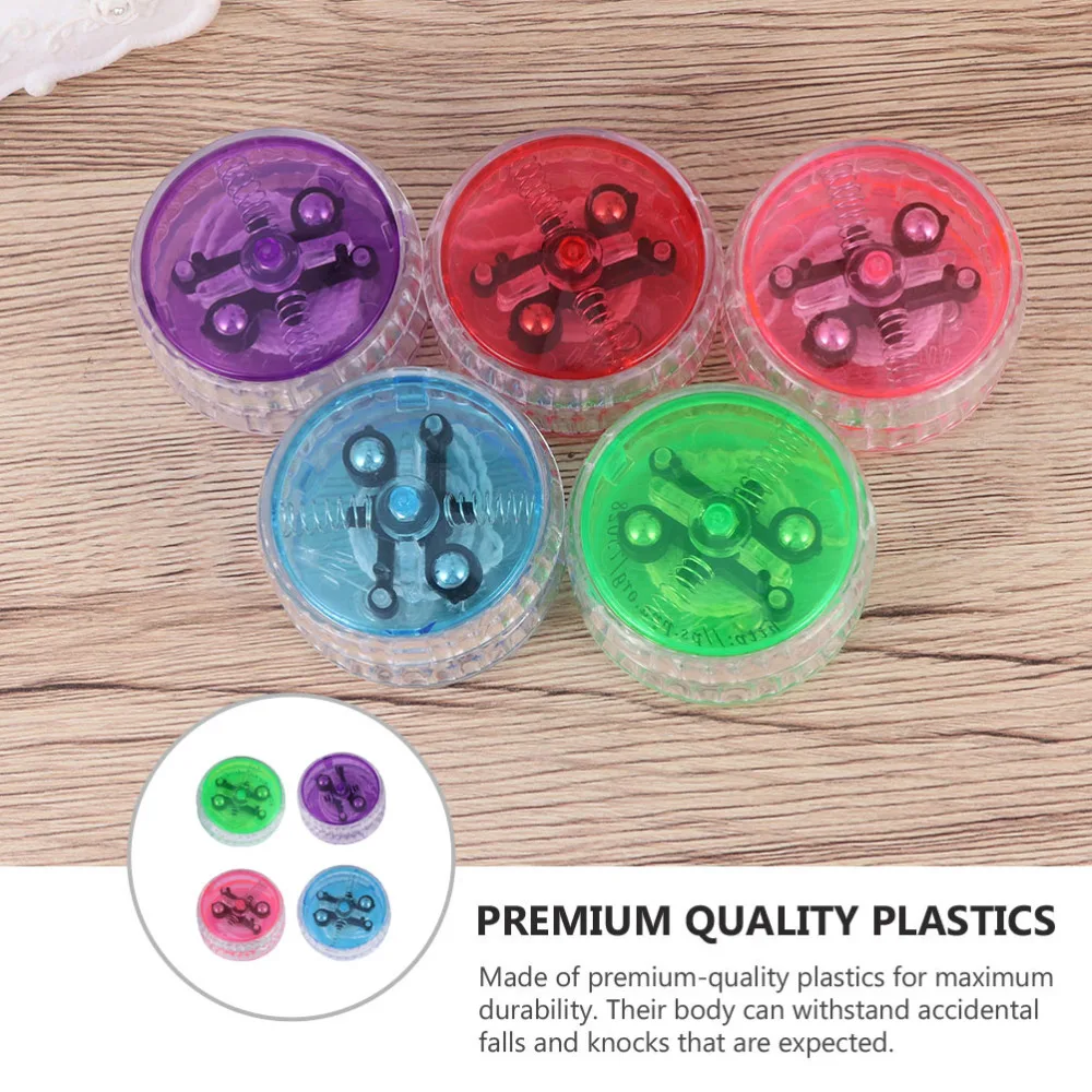 

4pcs LED Light Yo-Yo Luminous Yo-Yo Yo-Yo for Children Beginner