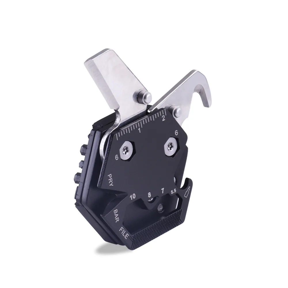 

A242 New creative edc multifunctional 9 in 1 detachable composite tool card outdoor hexagon screwdriver EDC gadget