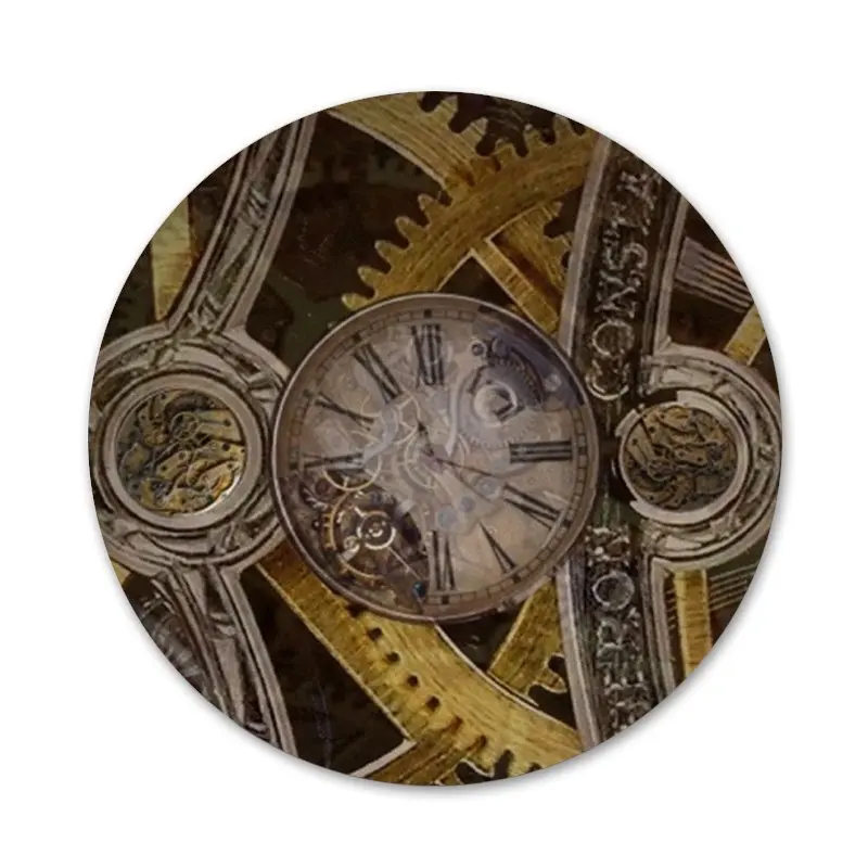 Механические шестерни значки в стиле стимпанк металлические для телефона