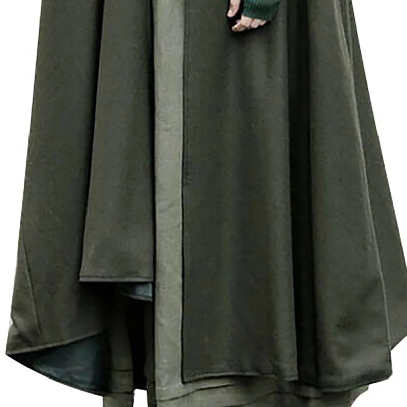 

Poncho Cape Women Hooded Cloak Long Coat Ladies Jacket Outerwear Plus Size Sleeveless Cosplay Costume Cape Hot Sale