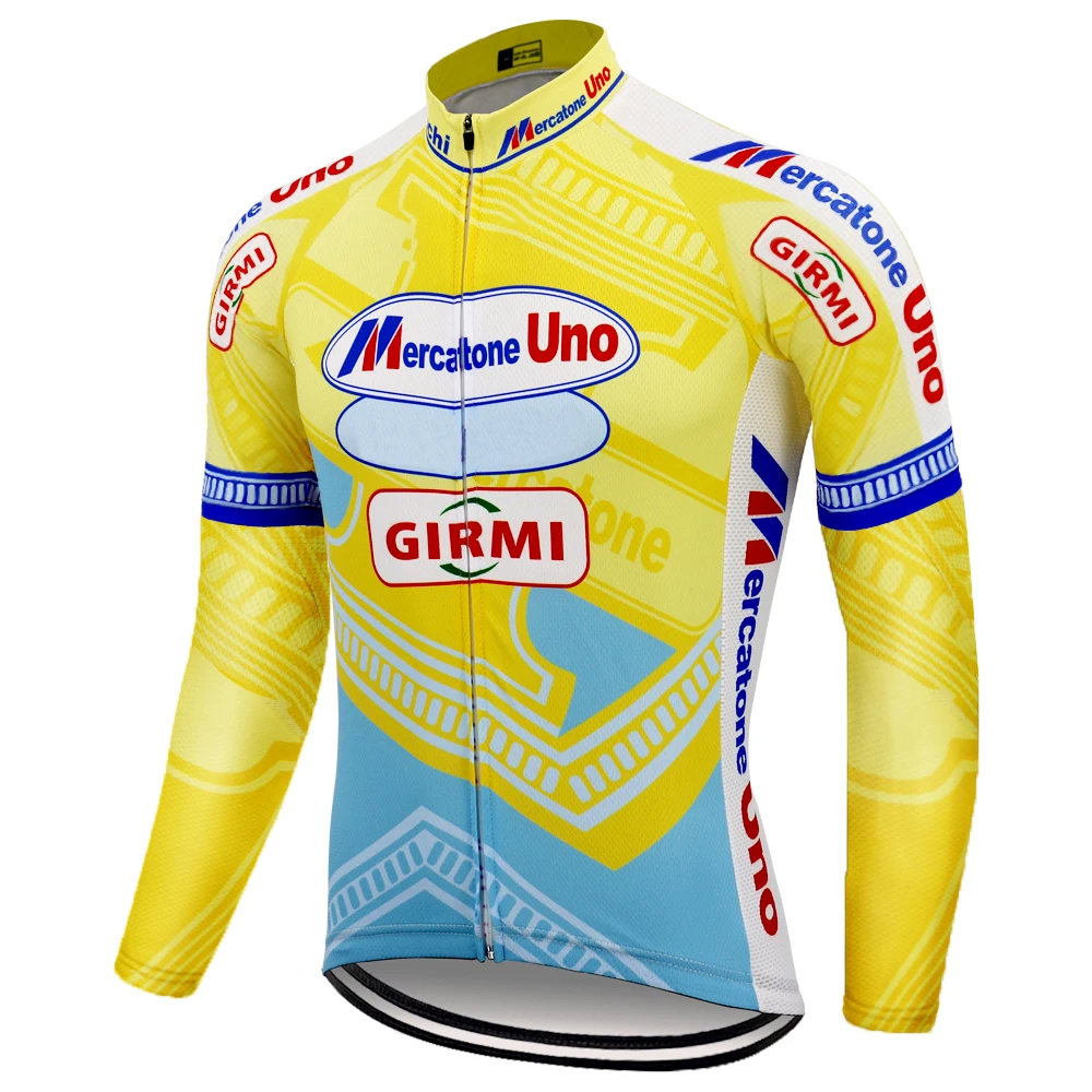 

Multiple styles Men Cycling Jersey long sleeve winter fleece and thin Bicycle Clothing Top quality MTB jersey ciclismo BOUYGUES