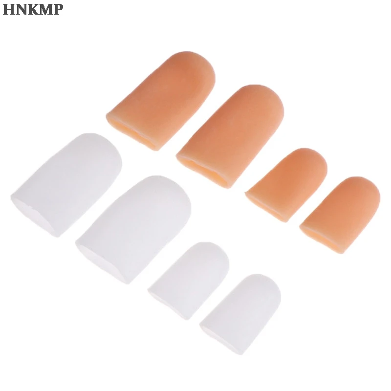 

2Pcs Silicone Gel Tubes Finger Little Toe Protector Pain Relief Cover Toe / Finger Separators Foot / Finger Care Tool
