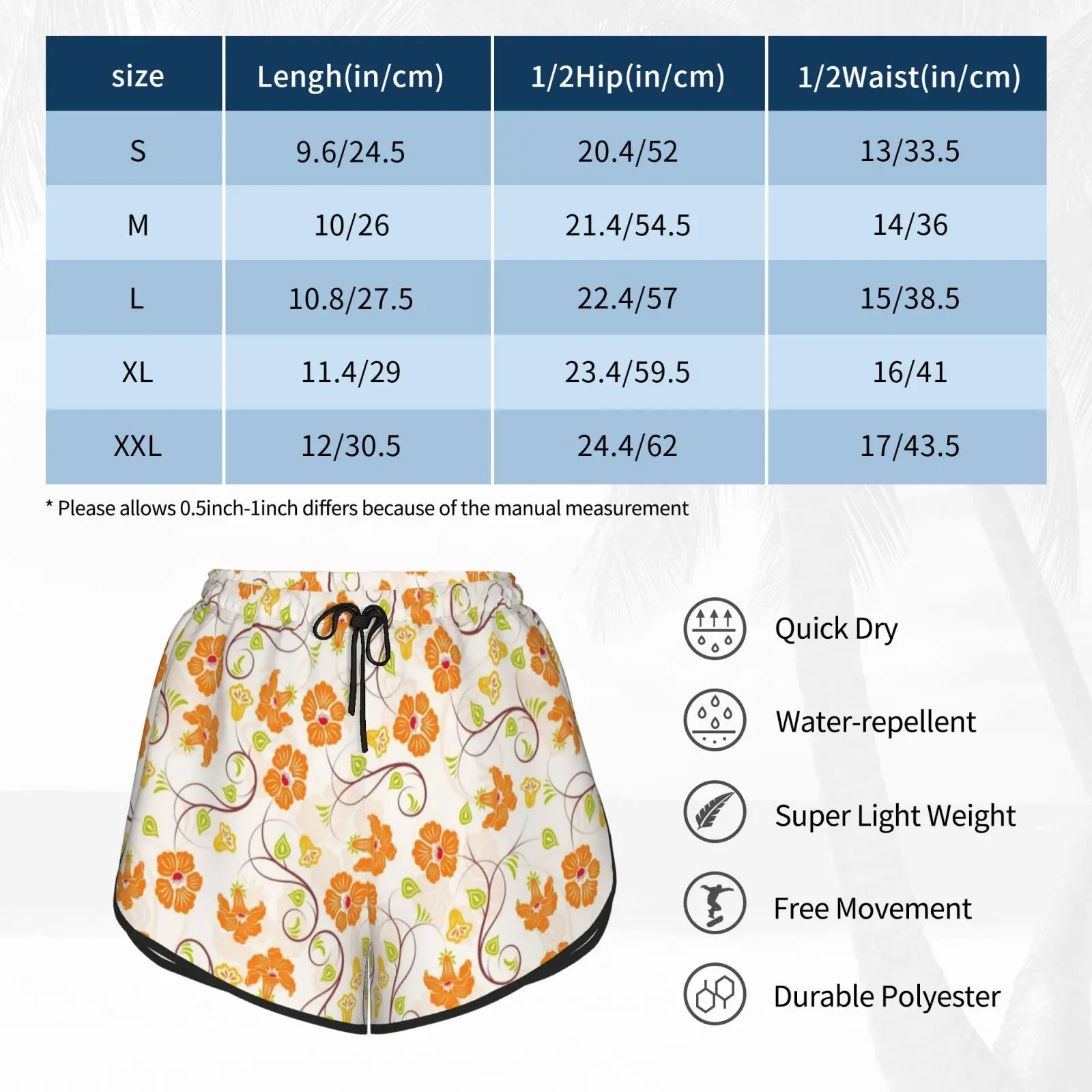

Orange Lily Flowers Swim Shorts Women Beach Shorts Lily Orange Lily Lily Flowers Orange Flowers Flowers Floral
