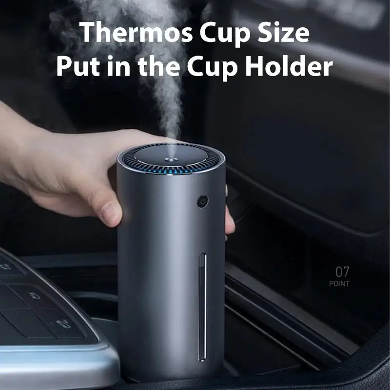 

Baseus Moisturizing Car Humidifier Air Atomizer Pregnant Women Infants Replenishing USB Car Aroma Diffuser Metal Air Humidifier