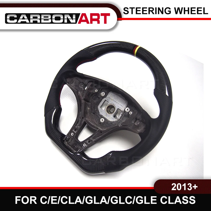 Автозапчасти W205 руль из углеродного волокна для Mercedes C class C180 C200 C250 C43 A E GLC CLS GLE