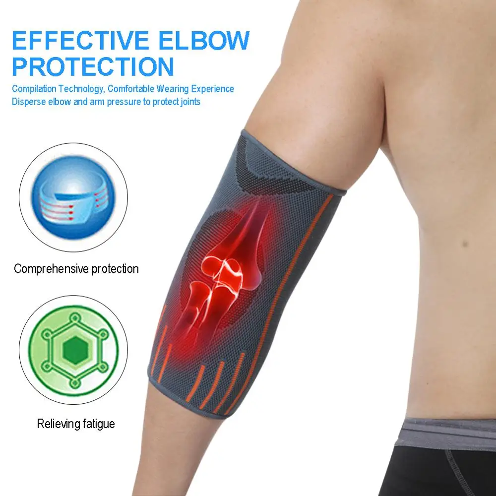 

1 Pcs Breathable Compression Sleeve Elbow Brace Support Protector for Weightlifting Arthritis Volleyball Tennis Arm Brace