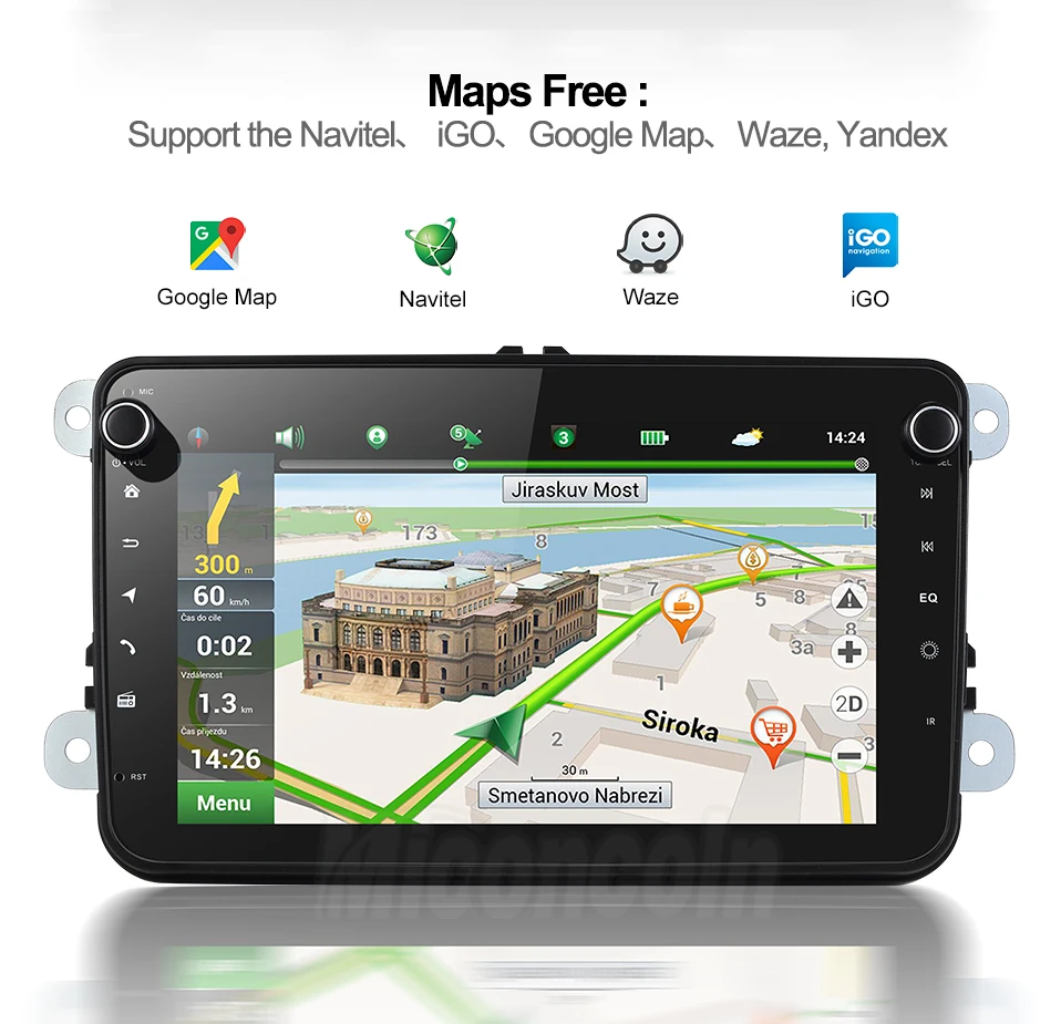 PX30 2+ 32G android 9,0 DSP автомобильный dvd gps навигационный плеер для VW polo golf passat tiguan skoda yeti superb rapid gps 2 din