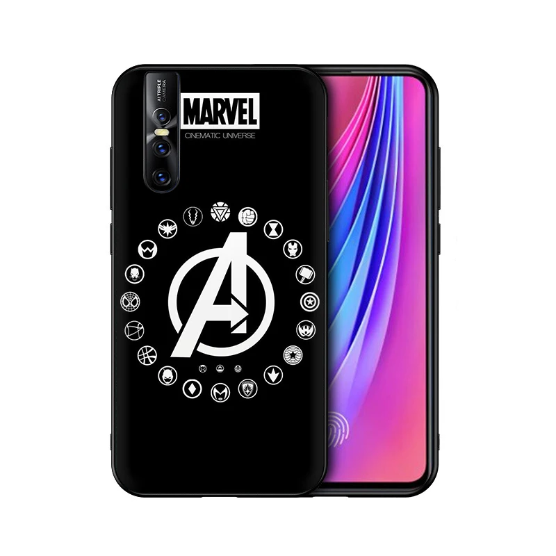 B8 EWAU Marvel Человек-паук Vemon Железный человек Силиконовый чехол для мобильного телефона крышка для Vivo Y53 Y55s Y81s Y79 V9 V11 V15 Pro Y69 Y71 Y91C Y93 Y66 X9s Z5X - Цвет: B8