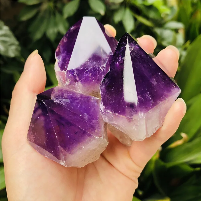 100 130g Бразилия Природный Аметрин Кристалл кварца ТОЧКА палочка один прекращается